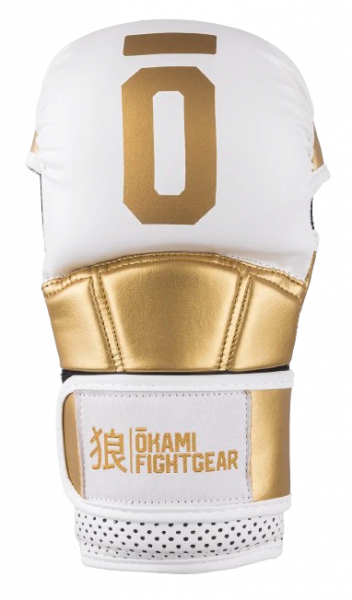 Okami MMA Sparring Gloves Unity – White Gold